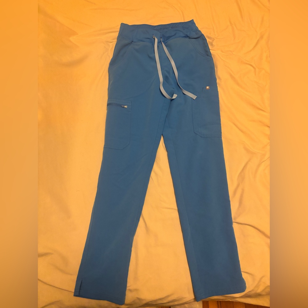Figs High Waisted Yola Skinny Scrub Pants